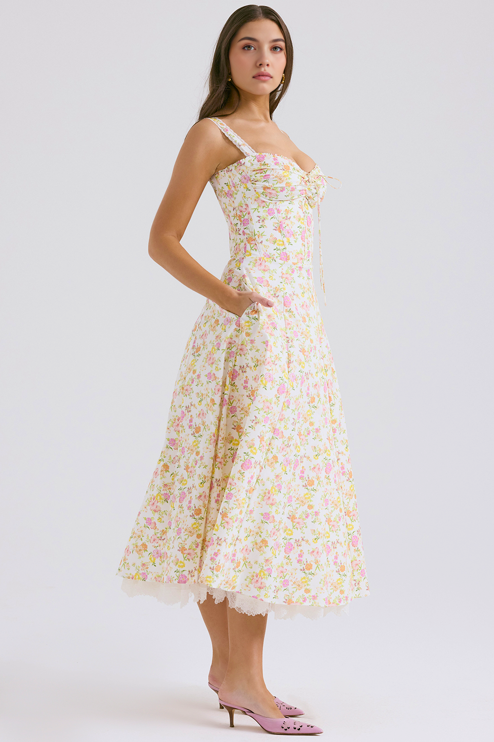 Valentina Spitzen-Bustierkleid