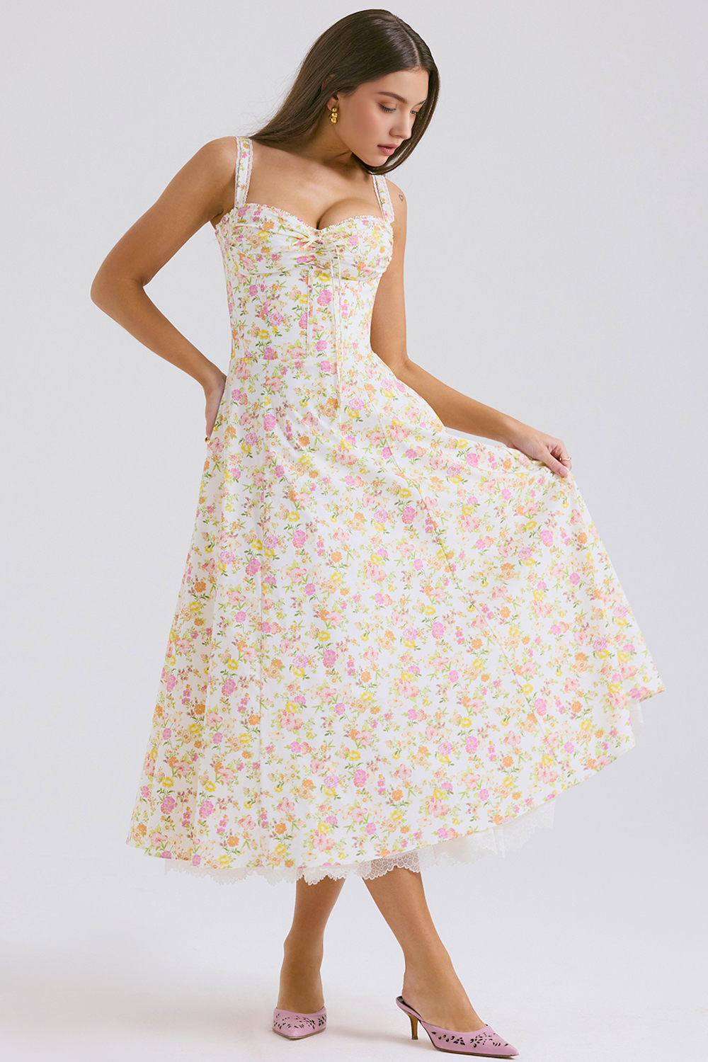 Valentina Spitzen-Bustierkleid