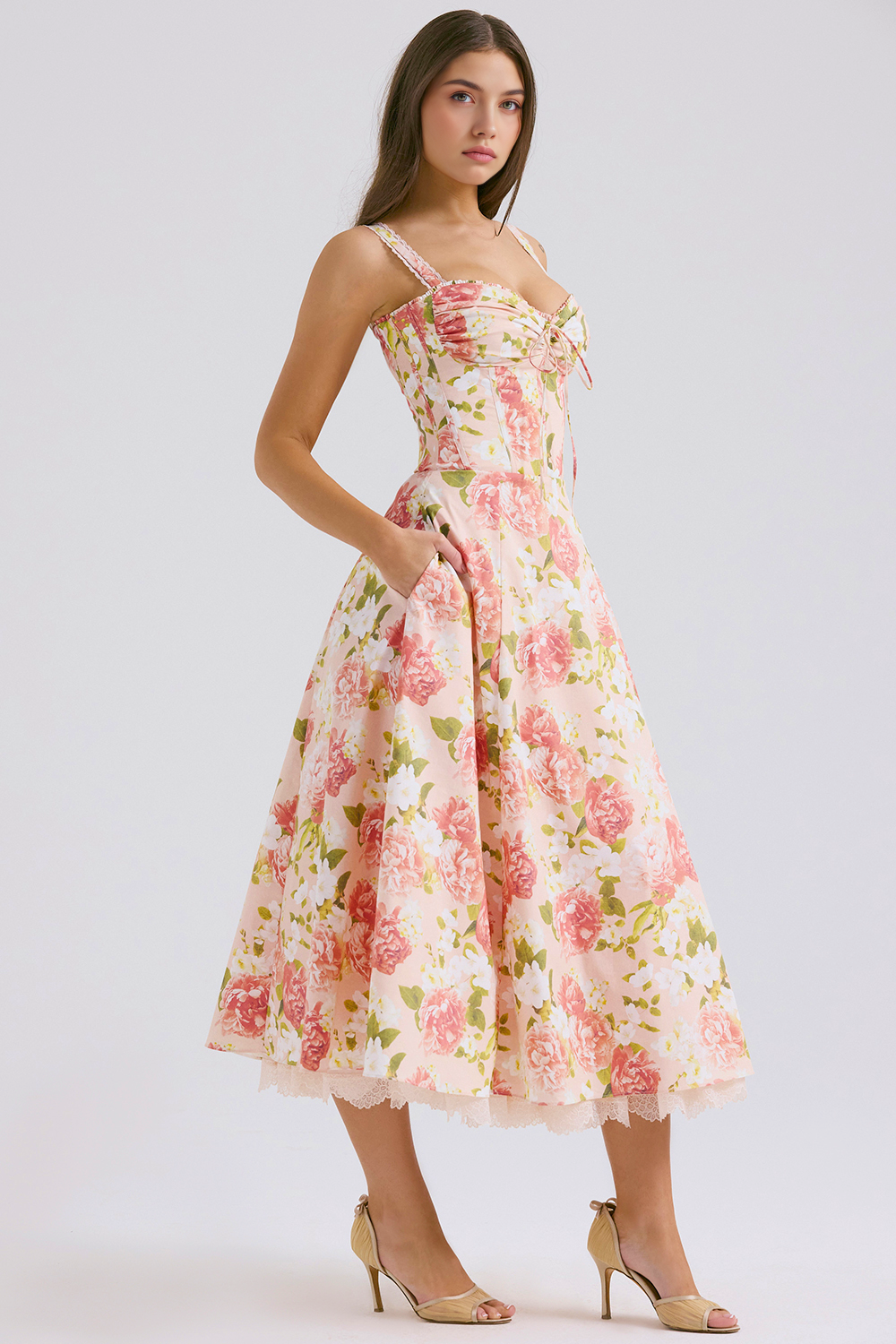 Valentina Spitzen-Bustierkleid