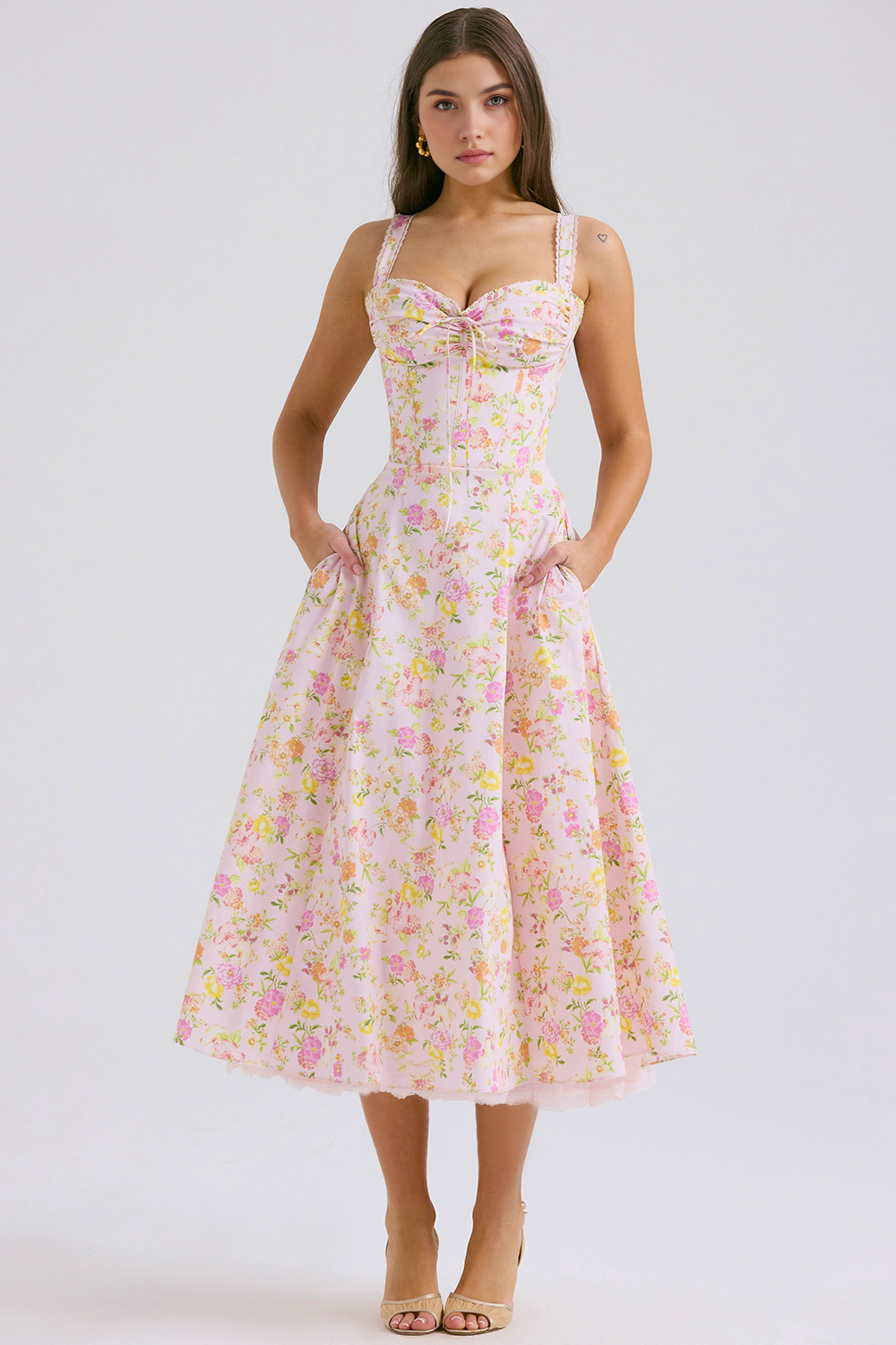 Valentina Spitzen-Bustierkleid