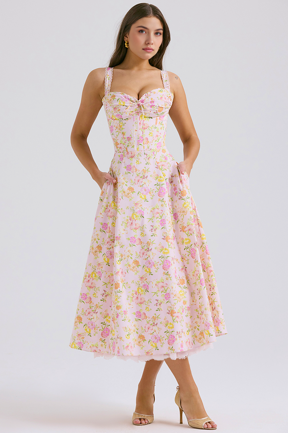 Valentina Spitzen-Bustierkleid