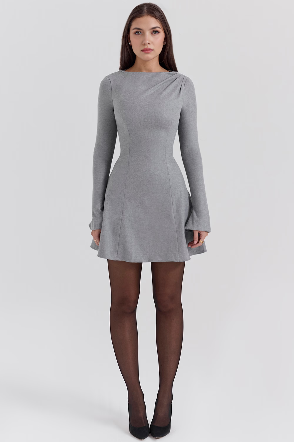 Cleo Langarmkleid
