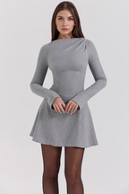 Cleo Langarmkleid