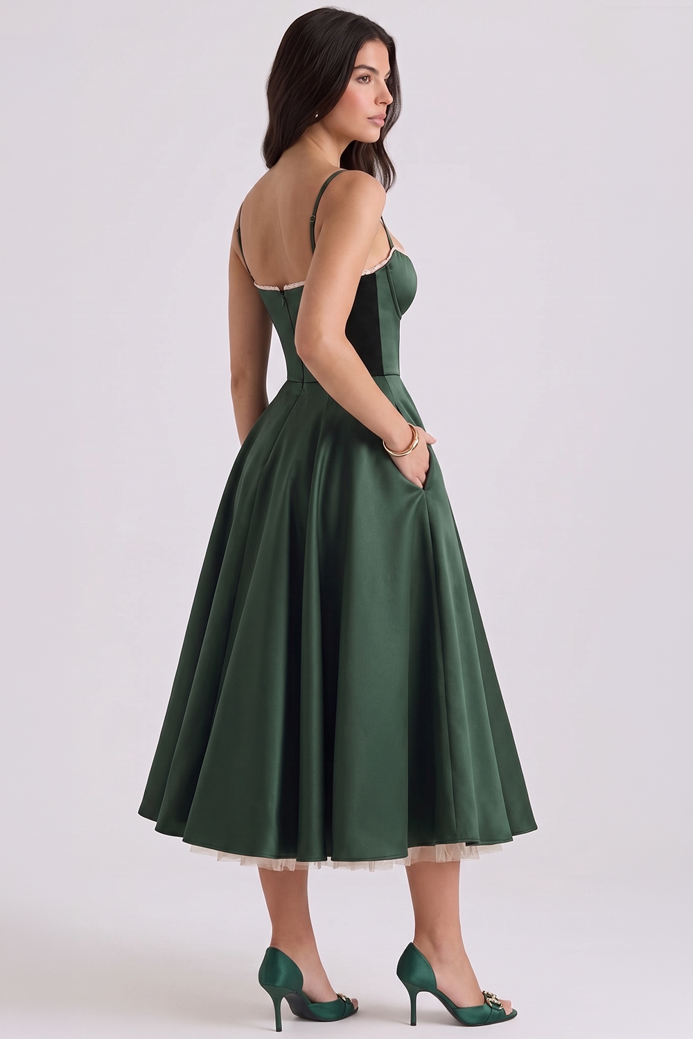 Cloe Midikleid – doppellagig