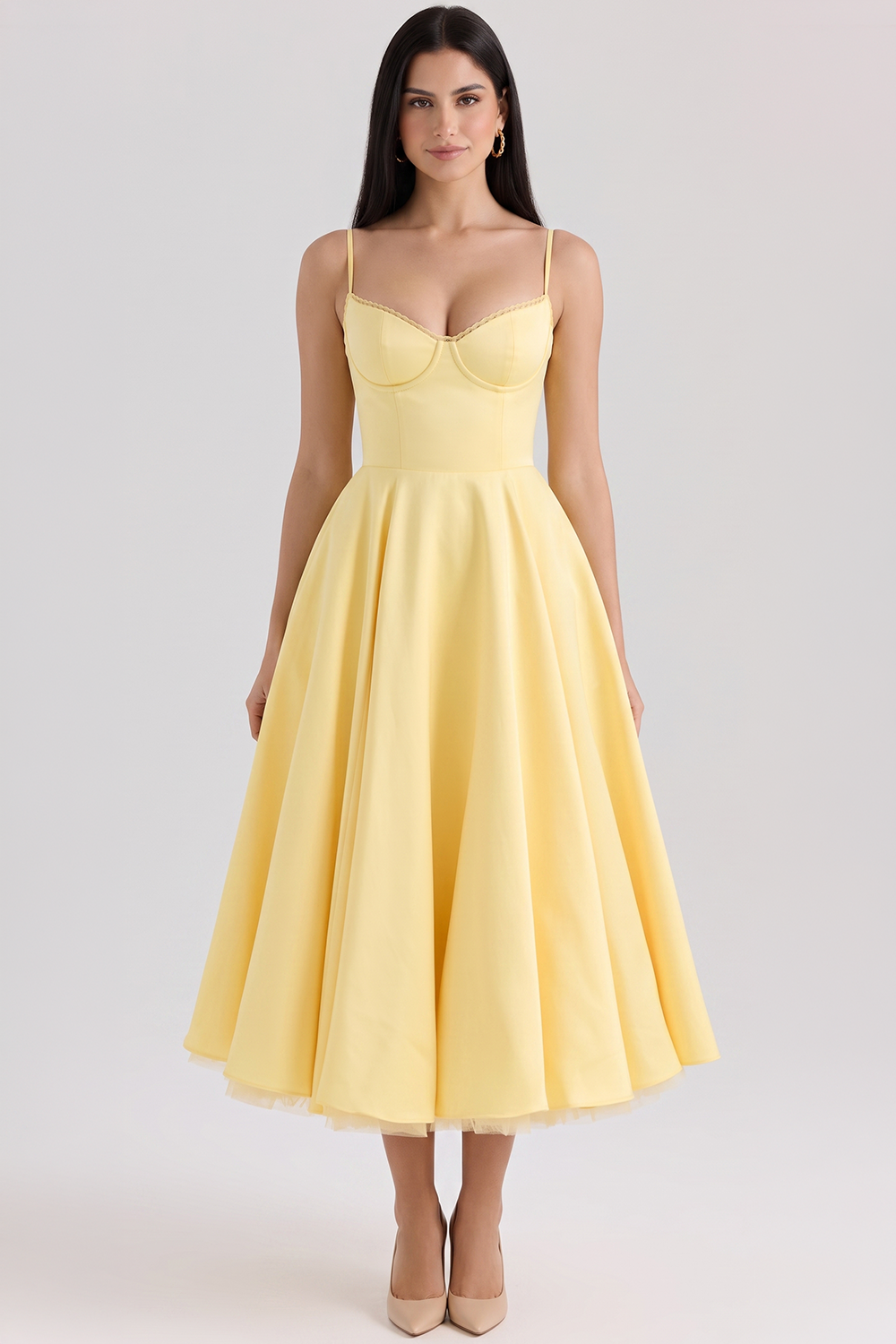 Cloe Midikleid – doppellagig