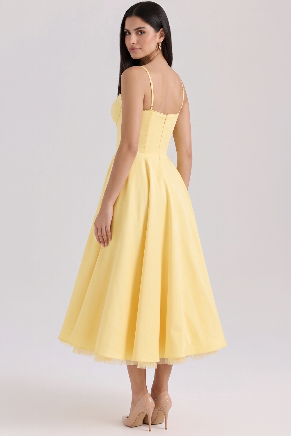 Cloe Midikleid – doppellagig