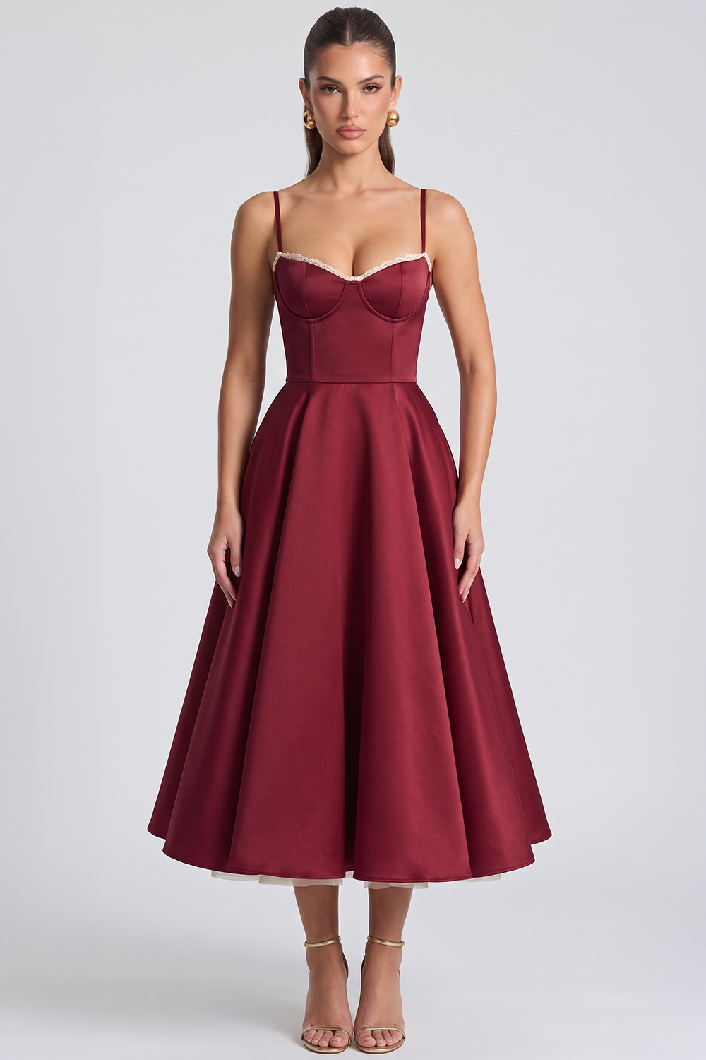 Cloe Midikleid – doppellagig