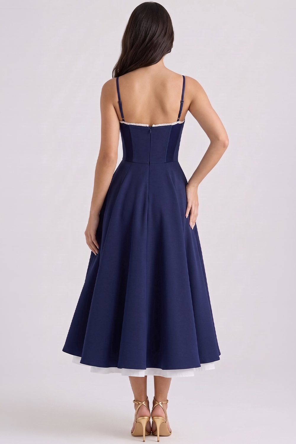 Cloe Midikleid – doppellagig