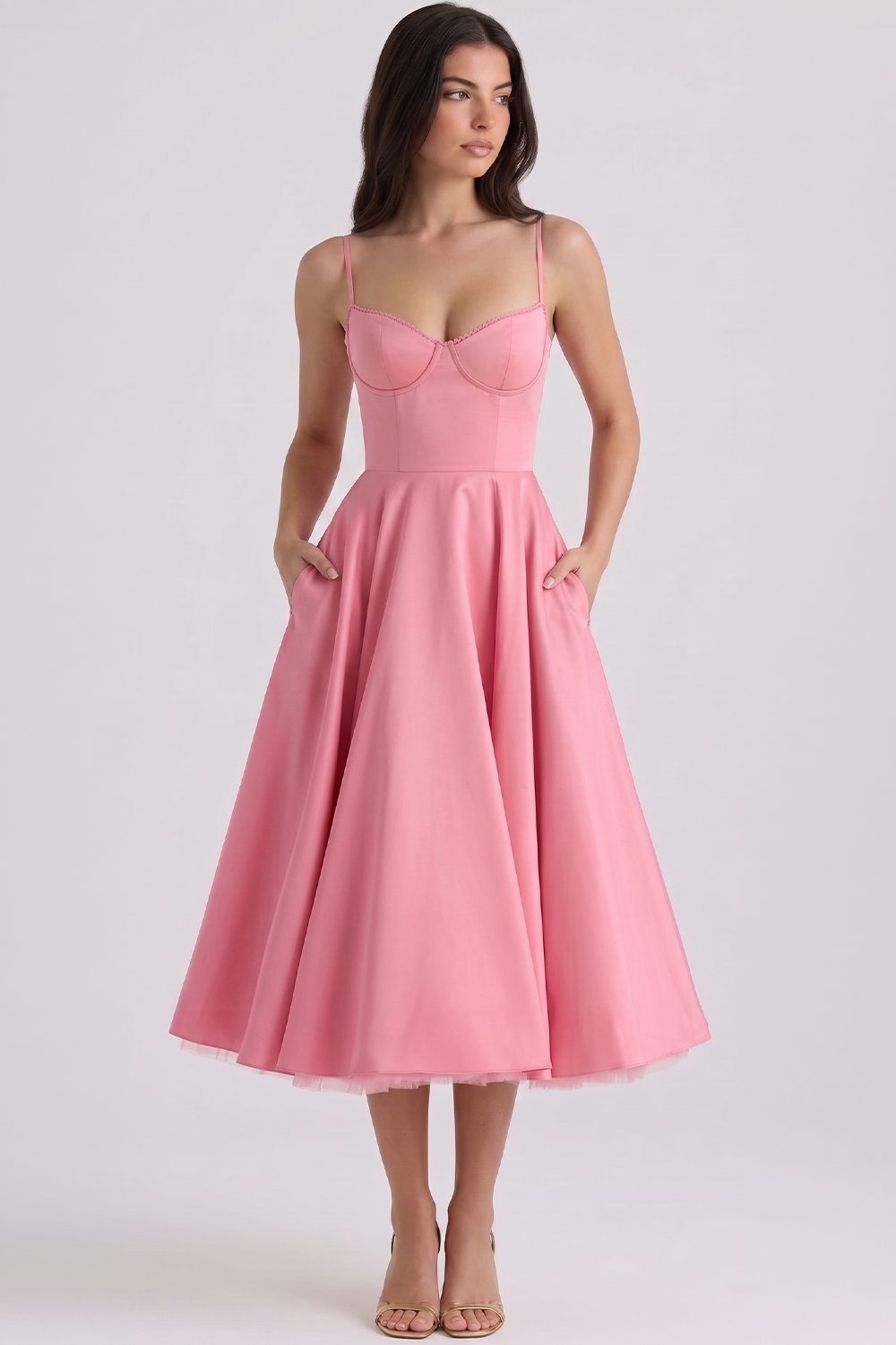 Vestido Midi Cloe - Dupla Camada