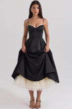 Cloe Midikleid – doppellagig