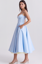 Cloe Midikleid – doppellagig