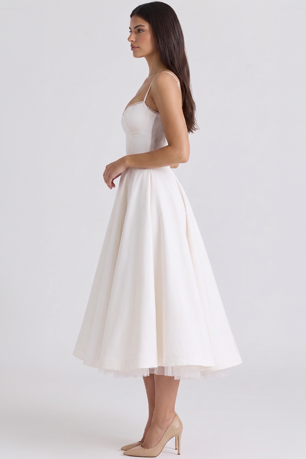 Cloe Midikleid – doppellagig