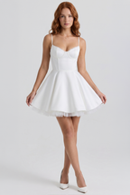 Kurzes Cloe-Kleid – doppellagig
