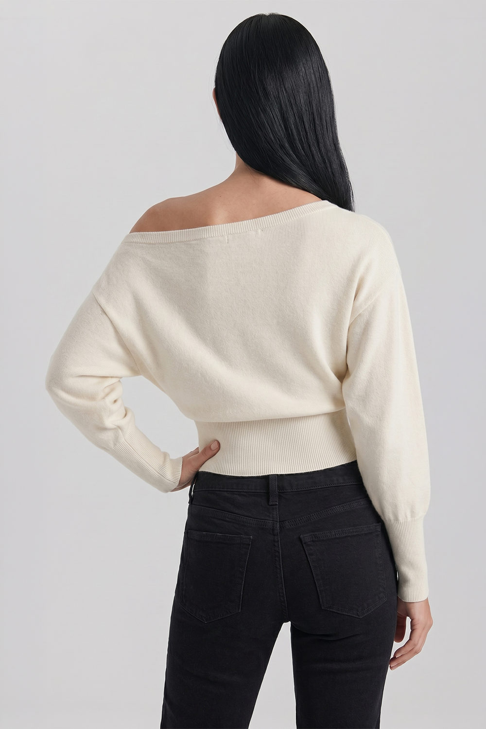 Schulter-zu-Schulter-Bluse