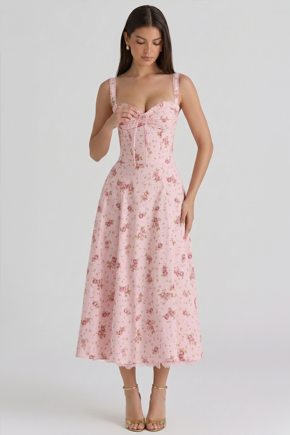 Valentina Spitzen-Bustierkleid