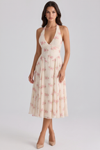 Dahlien-Midikleid