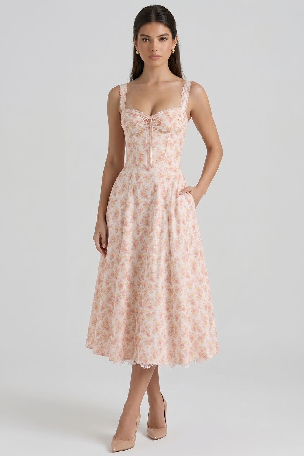 Valentina Spitzen-Bustierkleid
