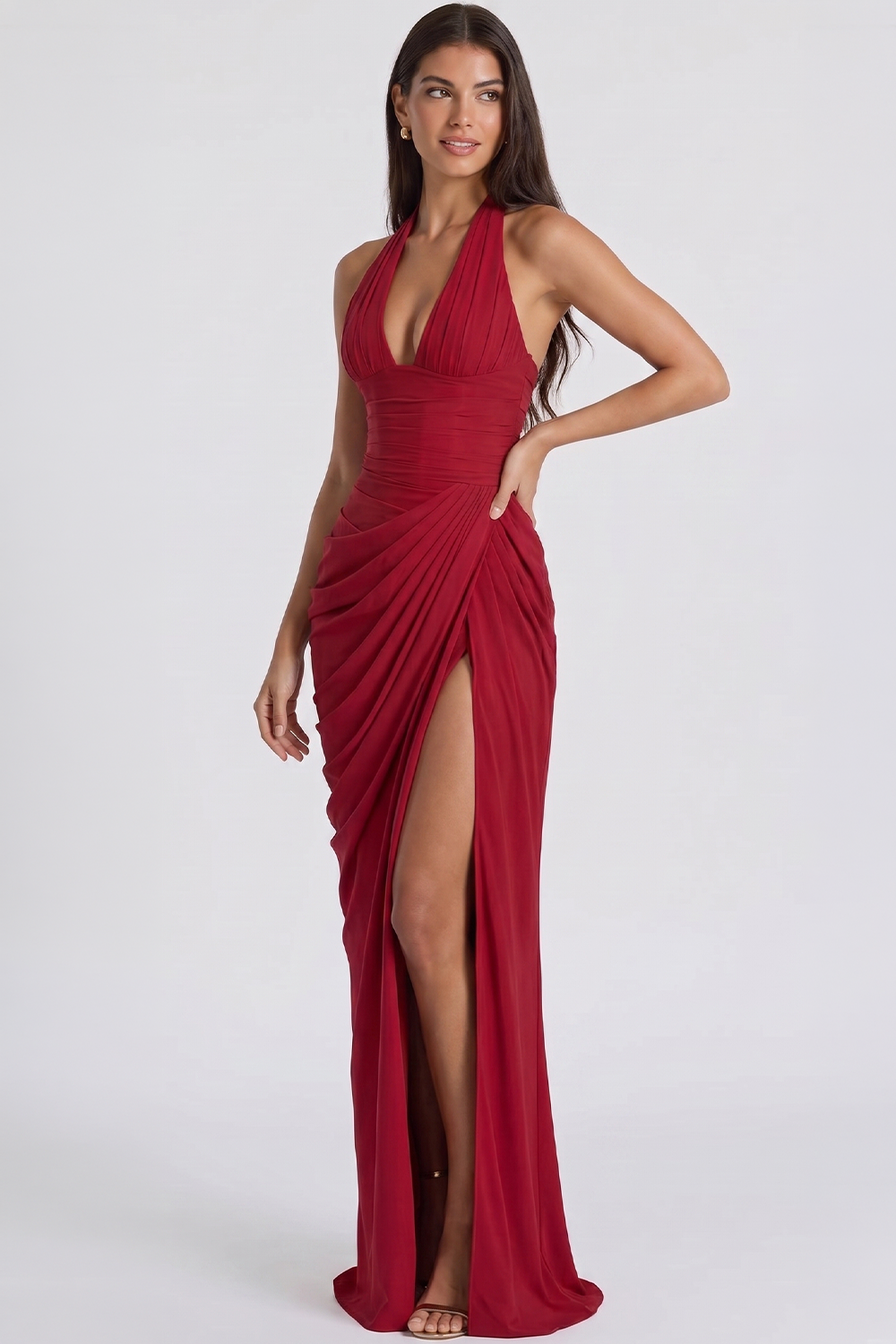 Marilia Bustier Langes Kleid