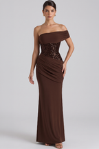 Adele Bustier Langes Kleid