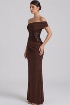 Adele Bustier Langes Kleid