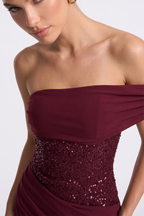 Adele Bustier Langes Kleid