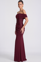 Adele Bustier Langes Kleid